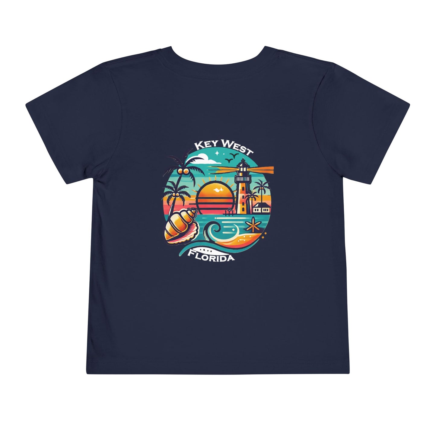 Vibrant Key West Unisex Toddler Short Sleeve Tee
