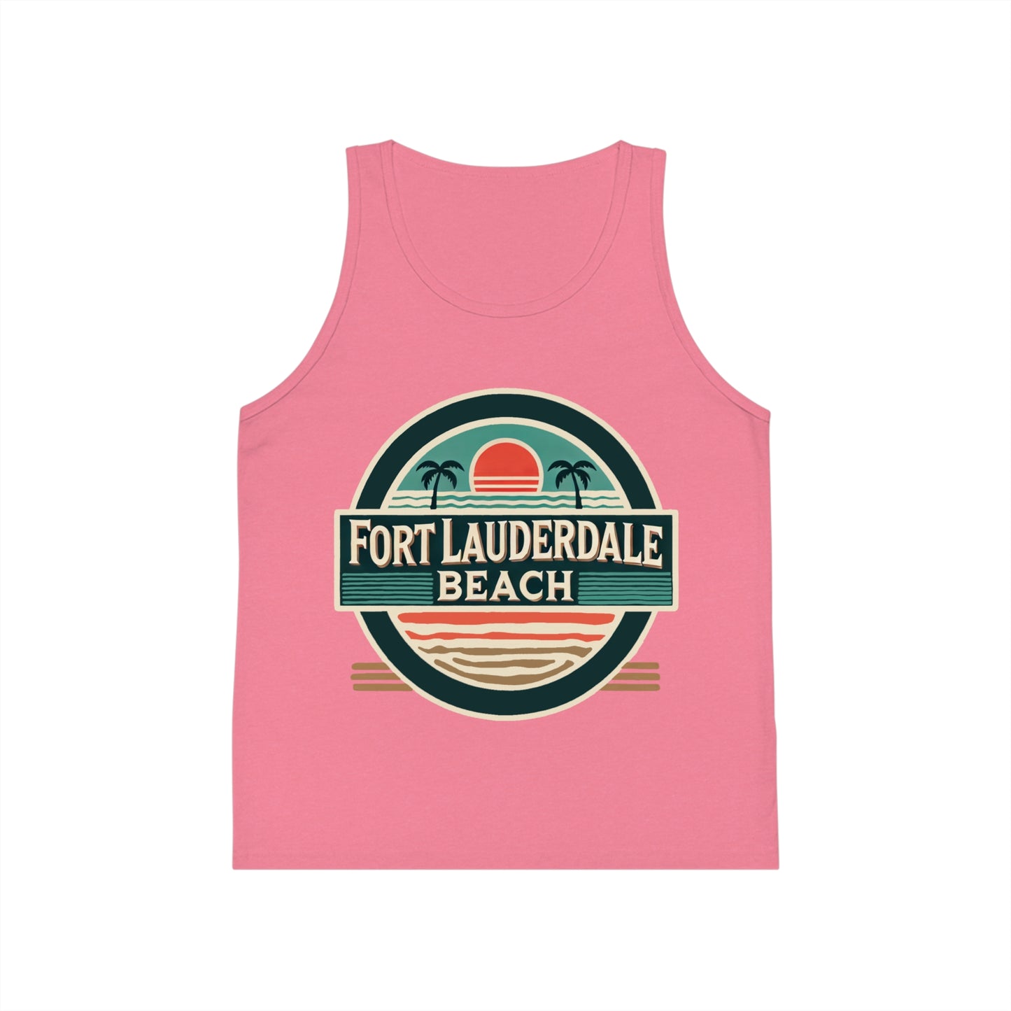 Vintage Fort Lauderdale Unisex Kids Jersey Tank Top