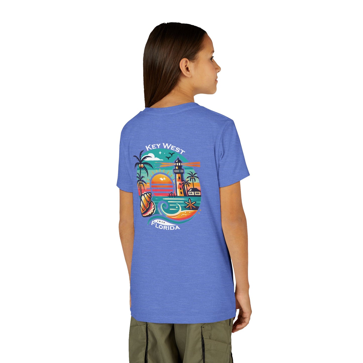 Vibrant Key West Youth Short Sleeve Tee