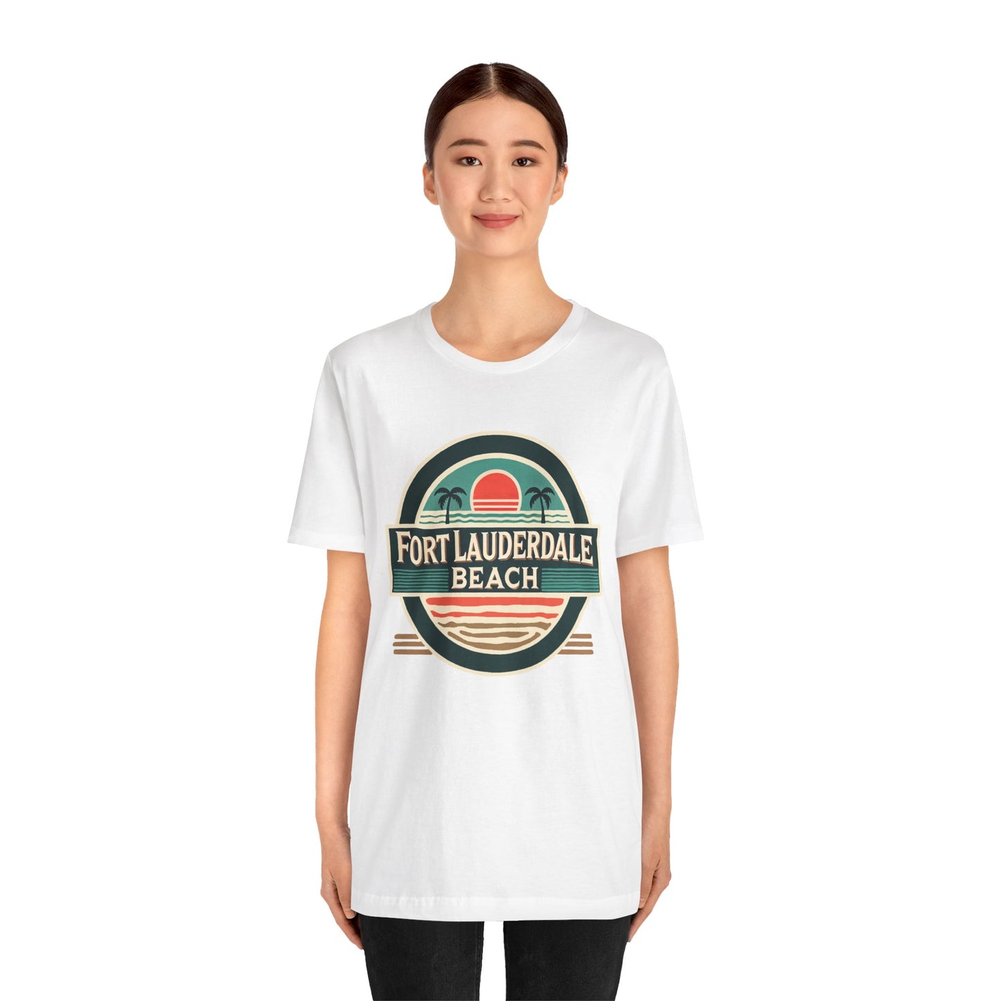Vintage Fort Lauderdale Unisex Jersey Short Sleeve Tee