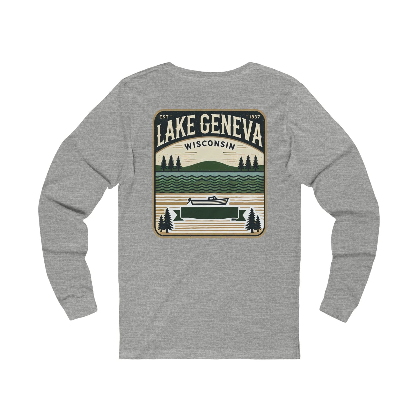 Vintage Lake Geneva Unisex Jersey Long Sleeve Tee