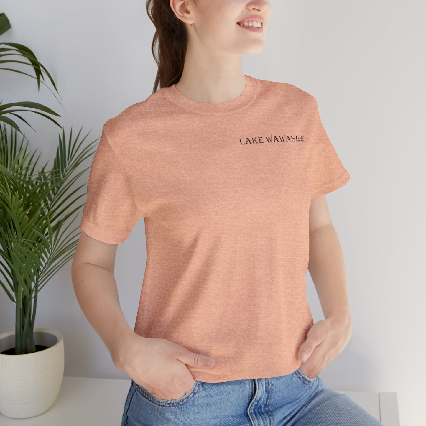 Latitudes Lake Wawasee Unisex Jersey Short Sleeve Tee