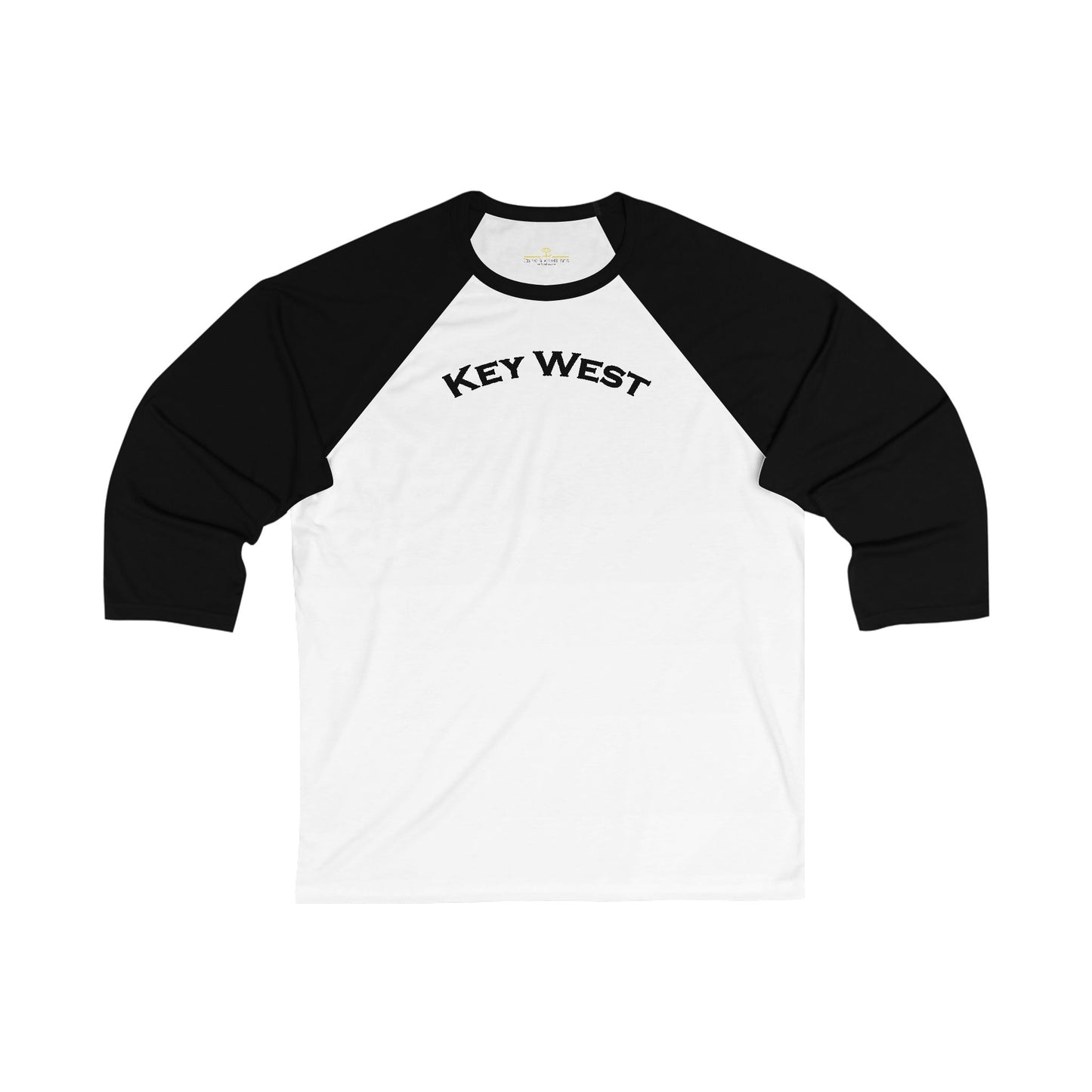 Vibrant Key West Men's 3/4 Sleeve Baseball Tee