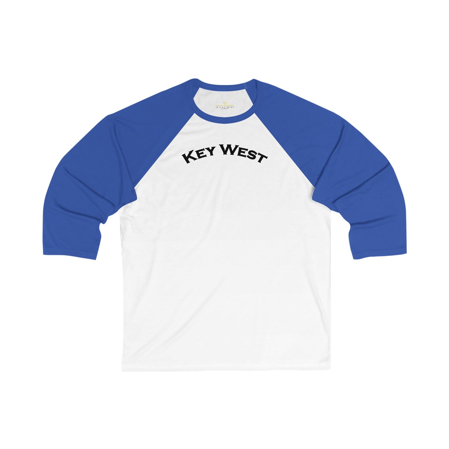 Vibrant Key West Men's 3/4 Sleeve Baseball Tee