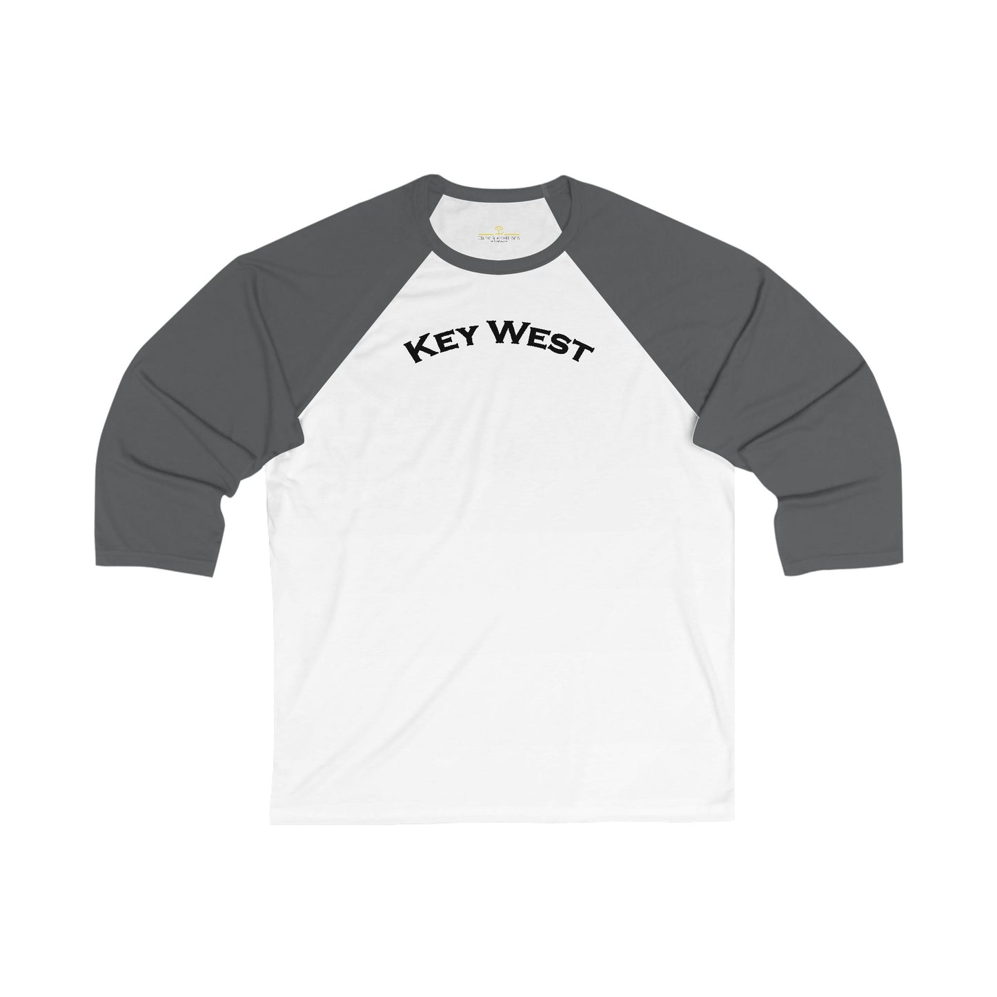 Vibrant Key West Men's 3/4 Sleeve Baseball Tee