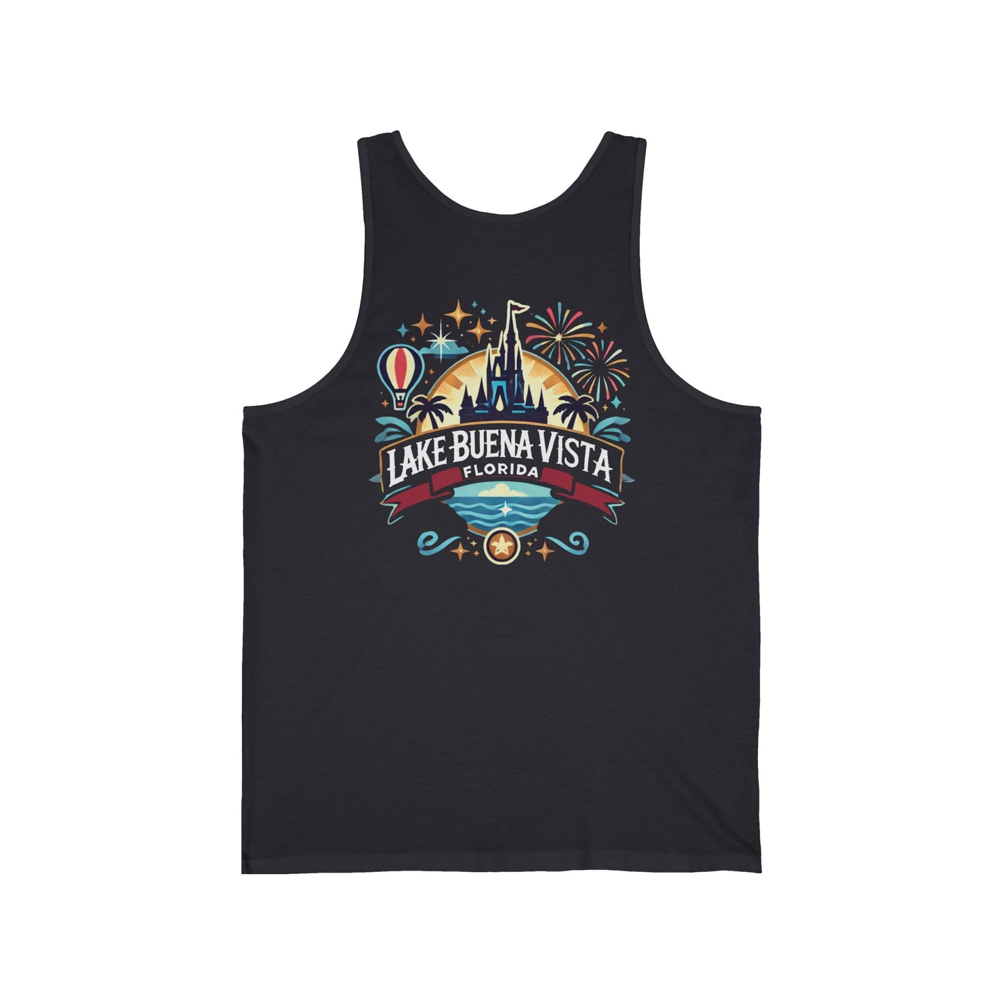 Adventurous Lake Buena Vista Unisex Jersey Tank