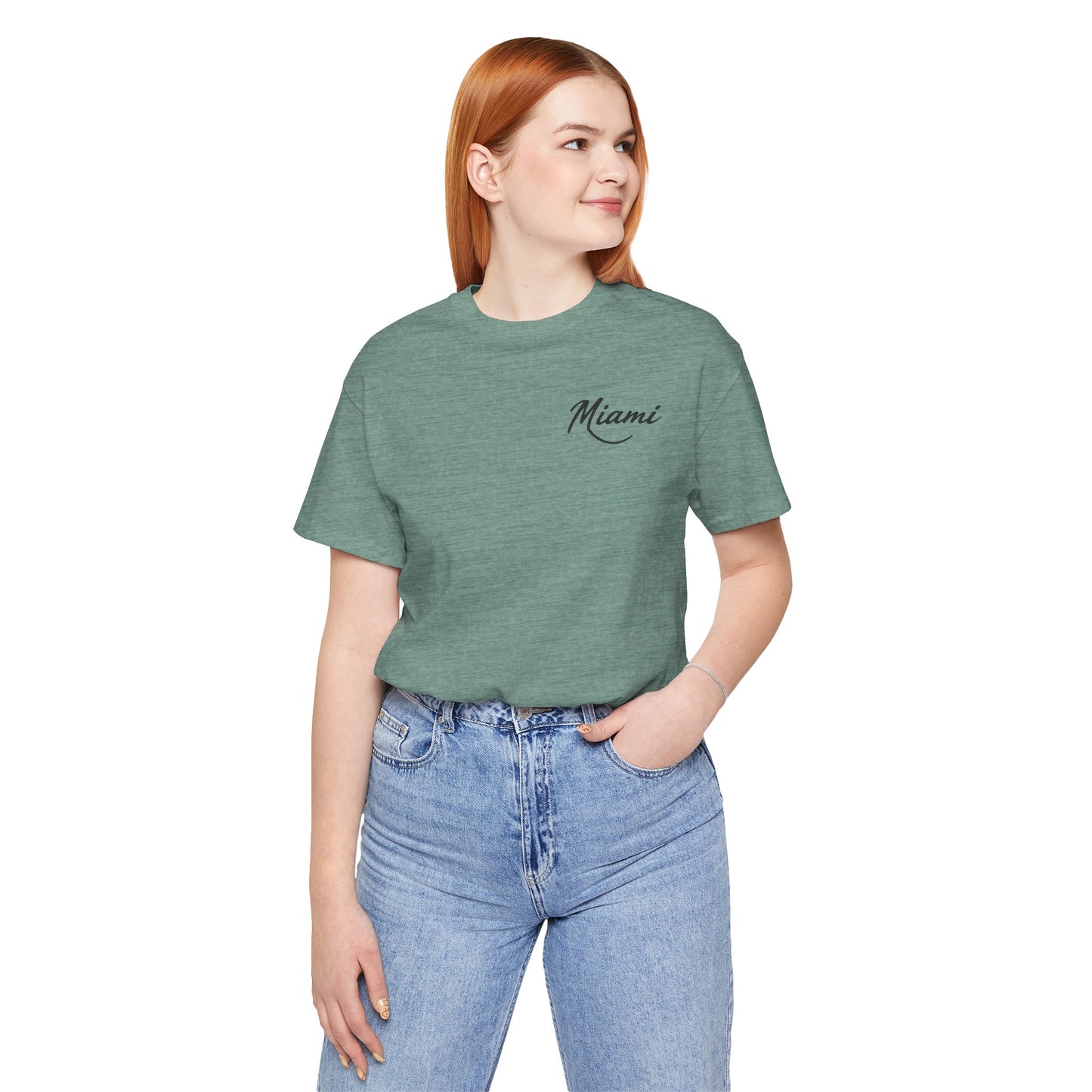 Retro Miami Unisex Jersey Short Sleeve Tee