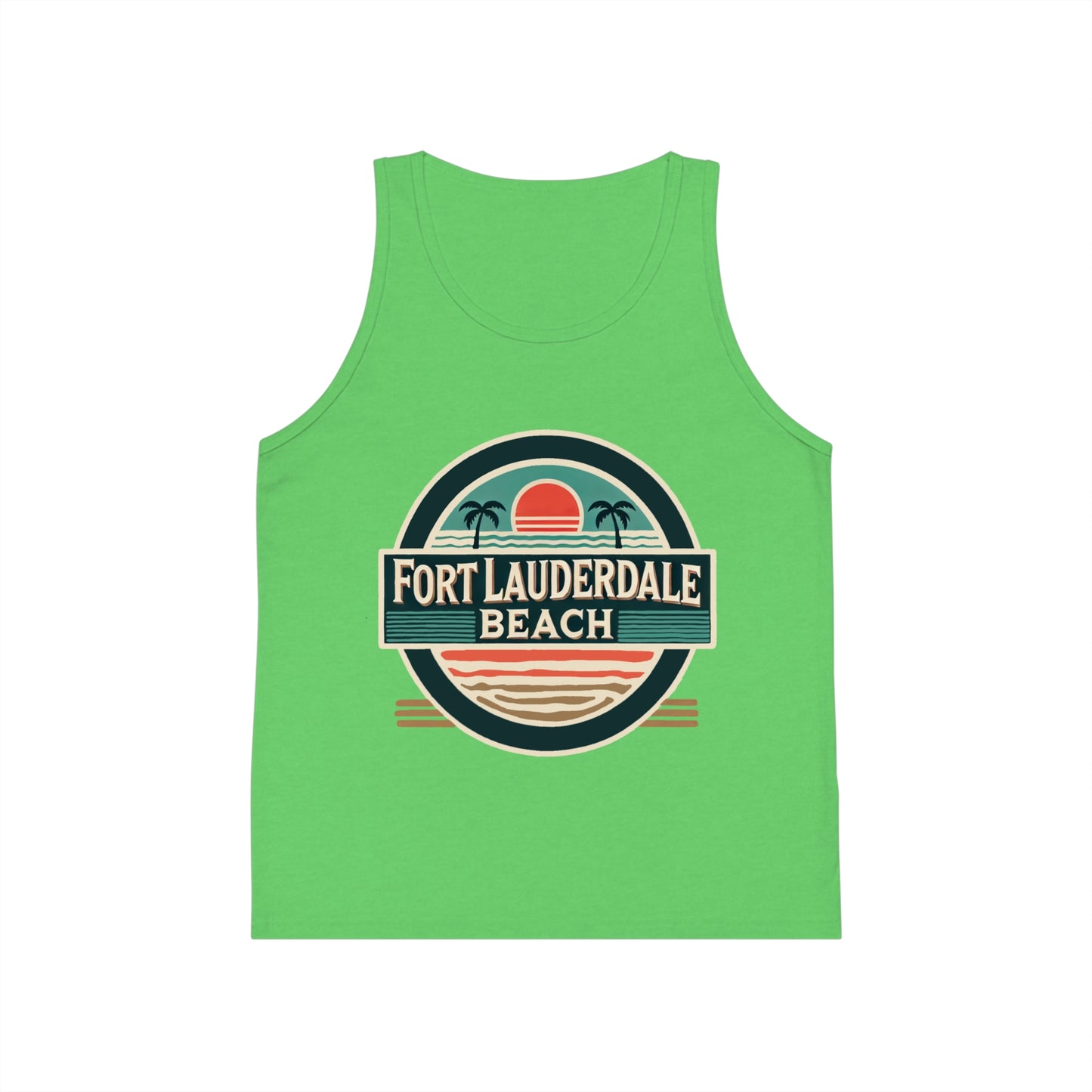 Vintage Fort Lauderdale Unisex Kids Jersey Tank Top