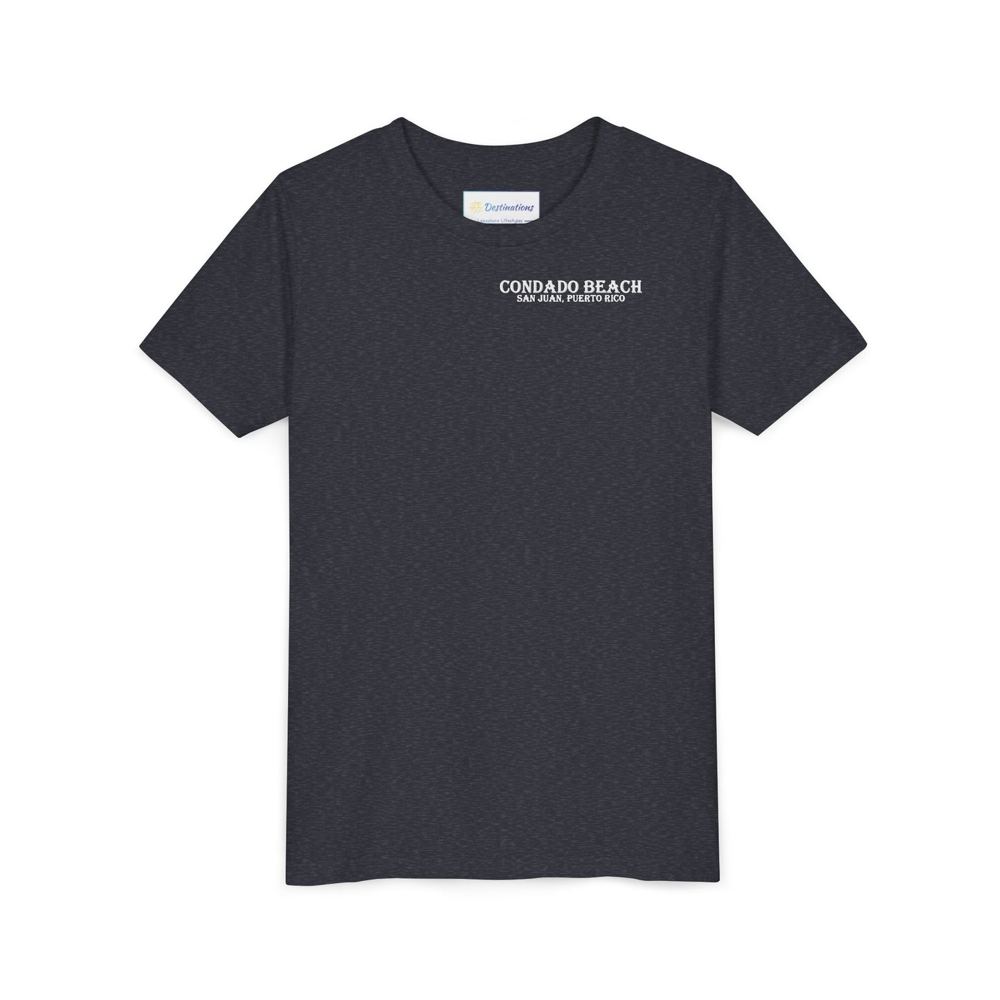 Coastal Vibes Condado Beach Unisex Youth Short Sleeve Tee