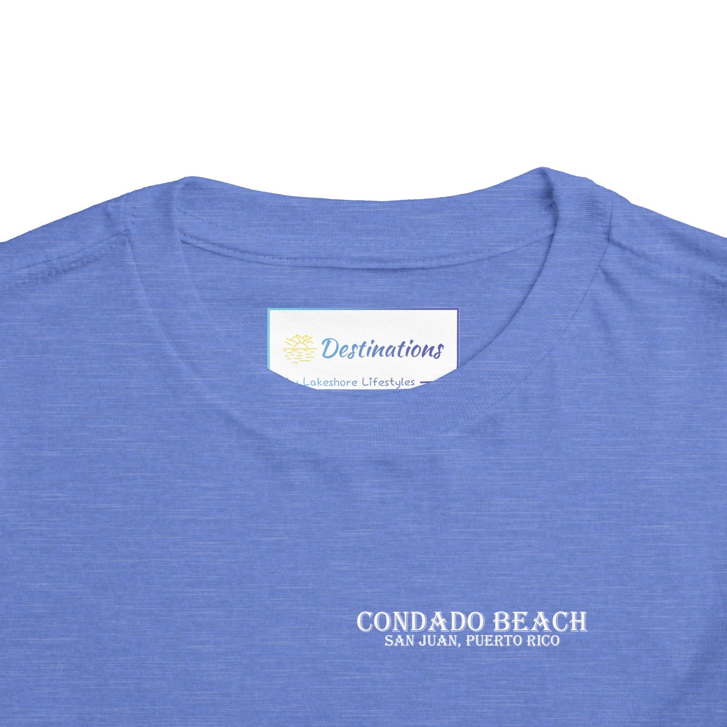 Coastal Vibes Condado Beach Unisex Toddler Short Sleeve Tee