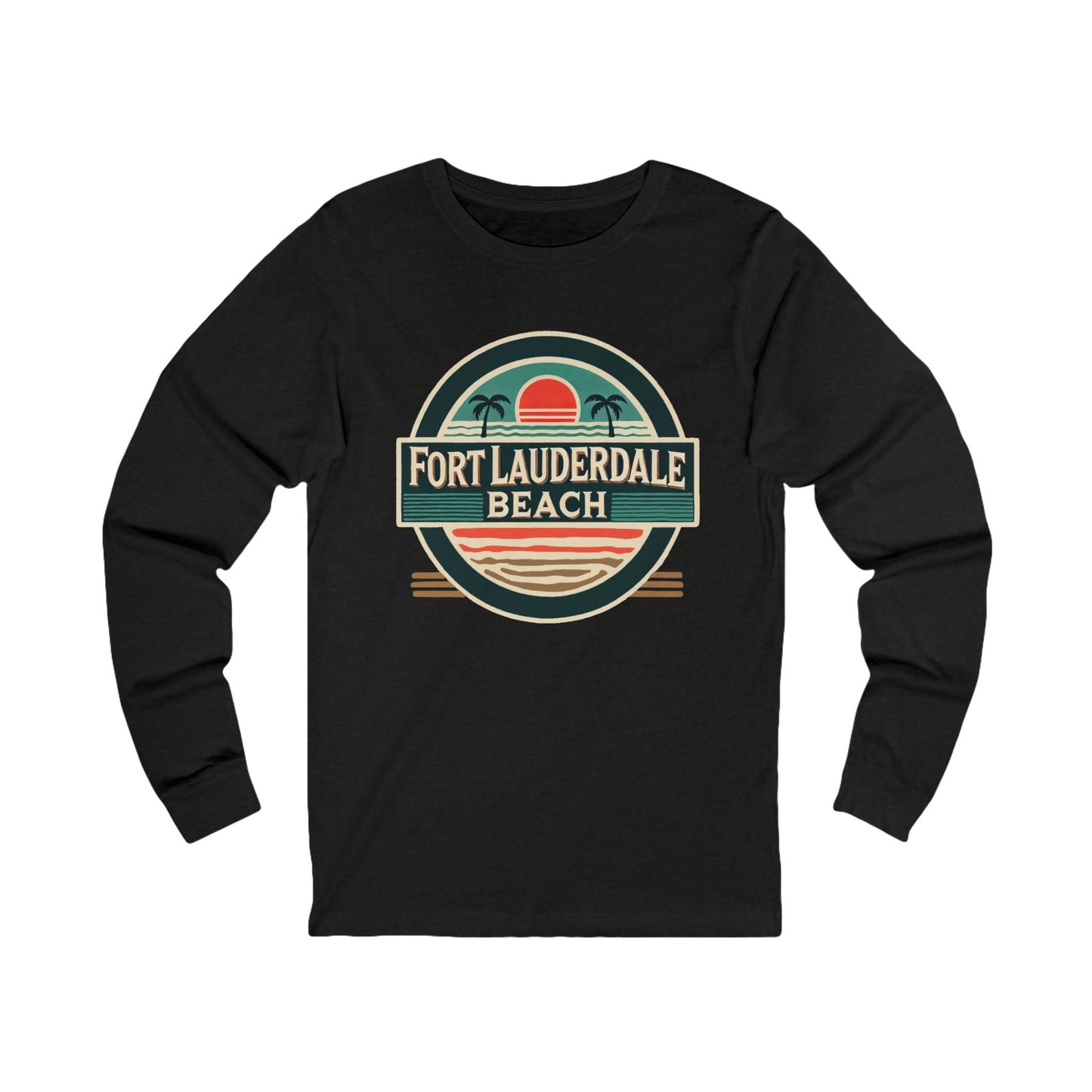 Vintage Fort Lauderdale Unisex Jersey Long Sleeve Tee