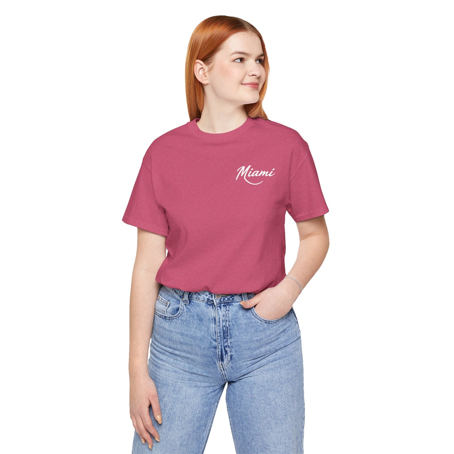 Retro Miami Unisex Jersey Short Sleeve Tee