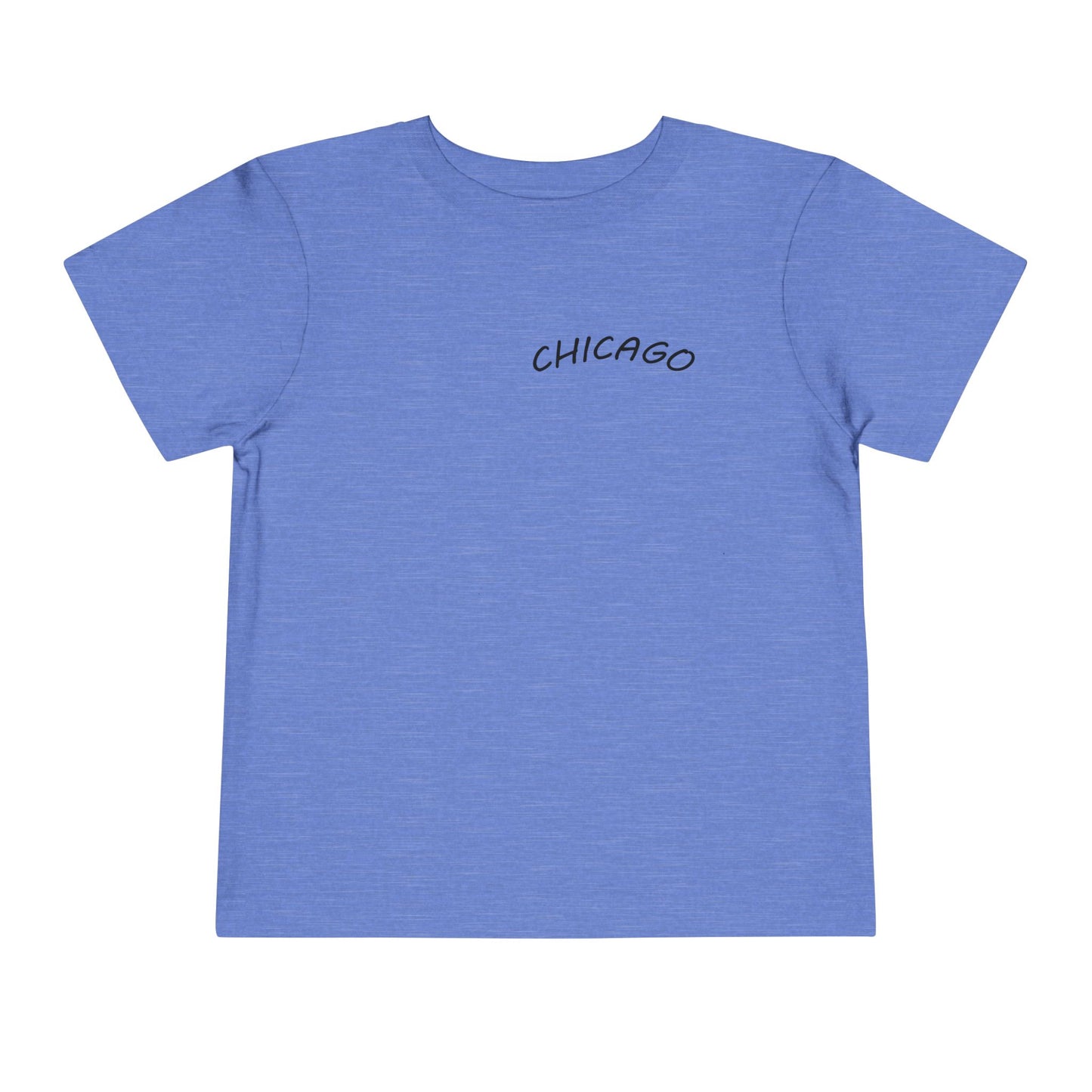 Retro Chicago Sunset Unisex Toddler Short Sleeve Tee
