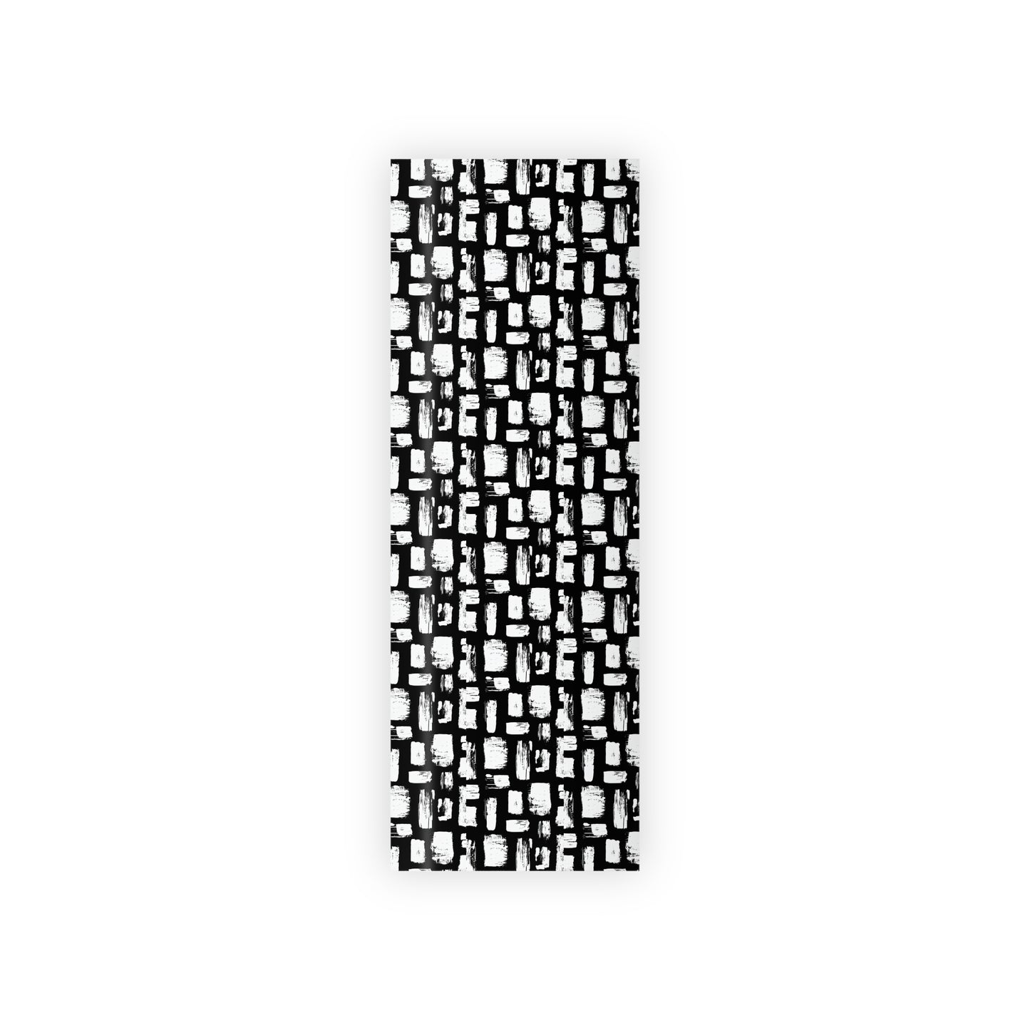 Irregular White Brush Strokes Wrapping Paper