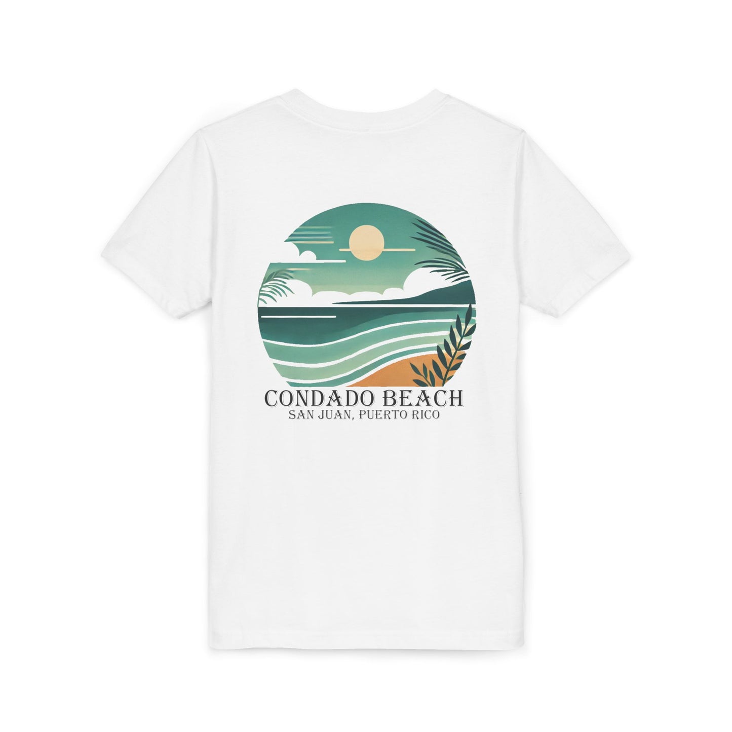 Coastal Vibes Condado Beach Unisex Youth Short Sleeve Tee