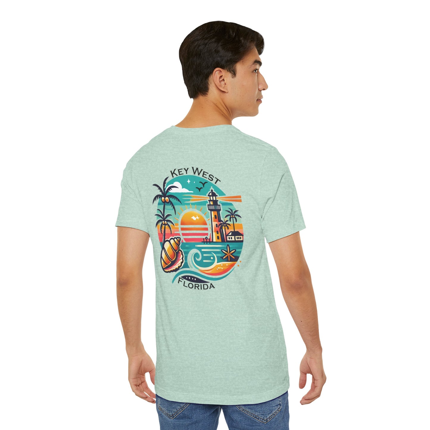 Vibrant Key West Unisex Jersey Short Sleeve Tee