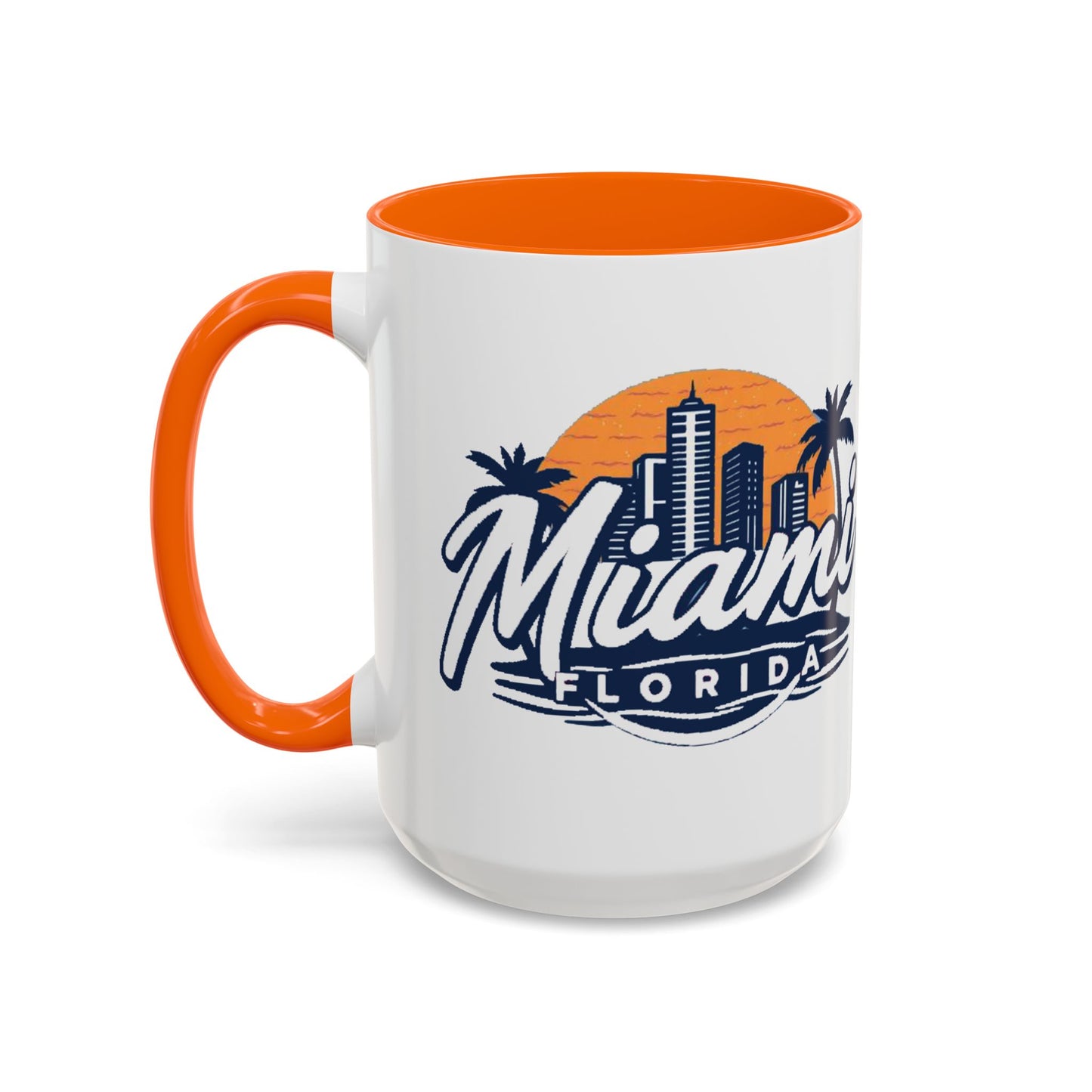Retro Miami Accent Coffee Mug