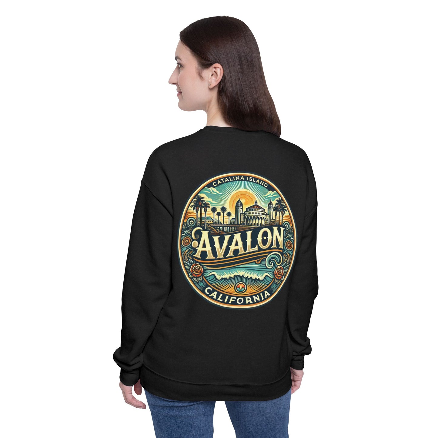 Elegant Avalon Unisex Drop Shoulder Sweatshirt