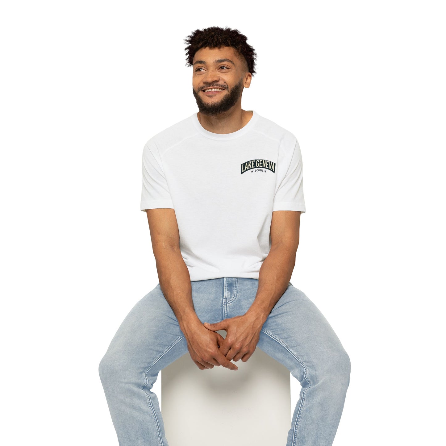 Vintage Lake Geneva Men's Raglan T-Shirt