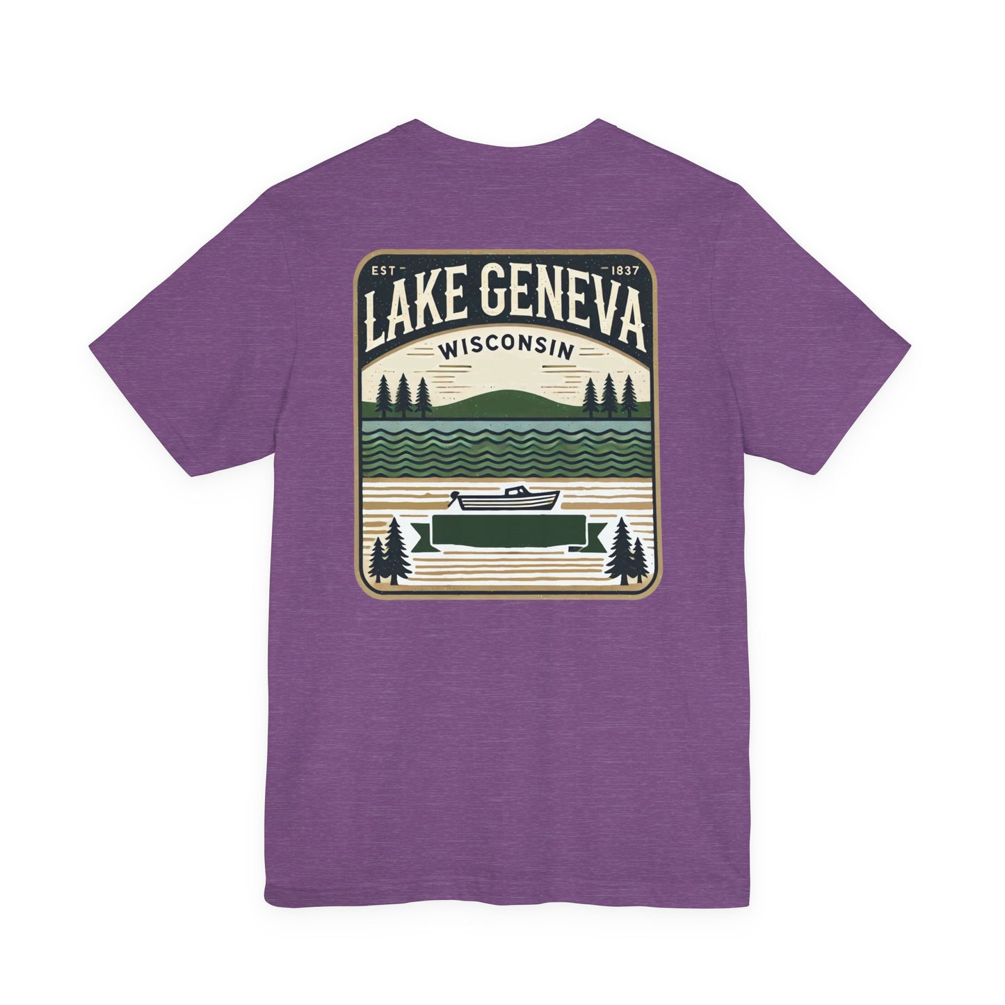 Vintage Lake Geneva Unisex Jersey Short Sleeve Tee