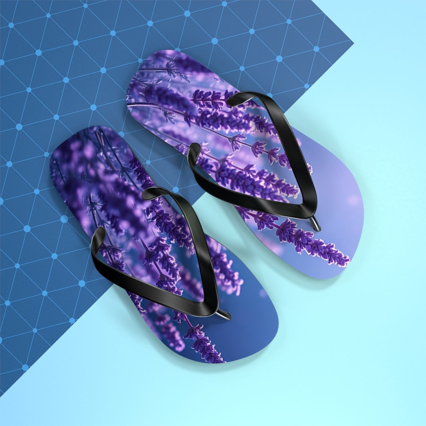 Lavender Flip Flops