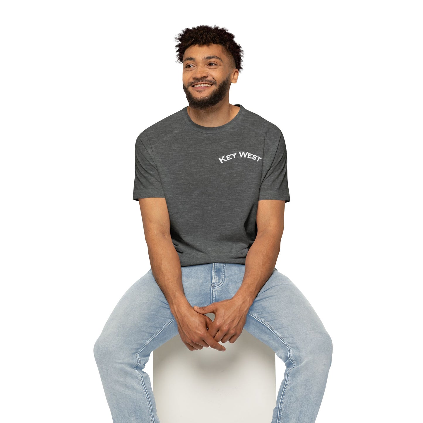 Vibrant Key West Men's Raglan T-Shirt