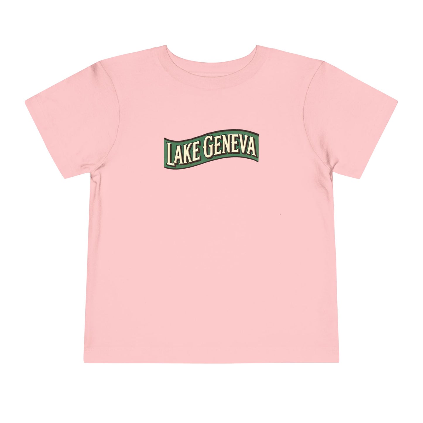 Retro Lake Geneva Unisex Toddler Short Sleeve Tee