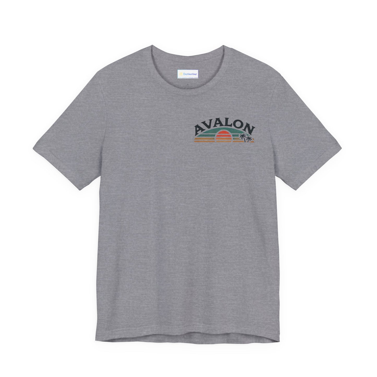 Retro Avalon Sunset Unisex Jersey Tee