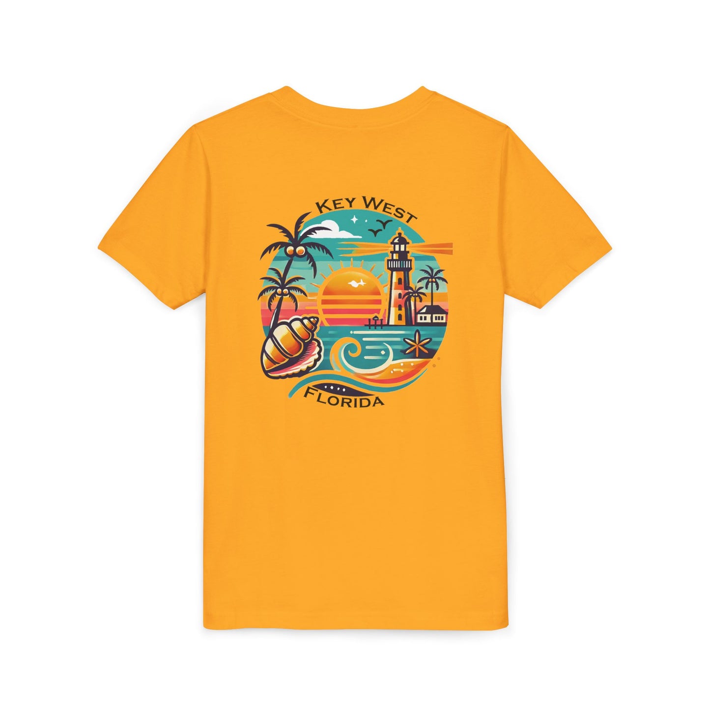 Vibrant Key West Youth Short Sleeve Tee