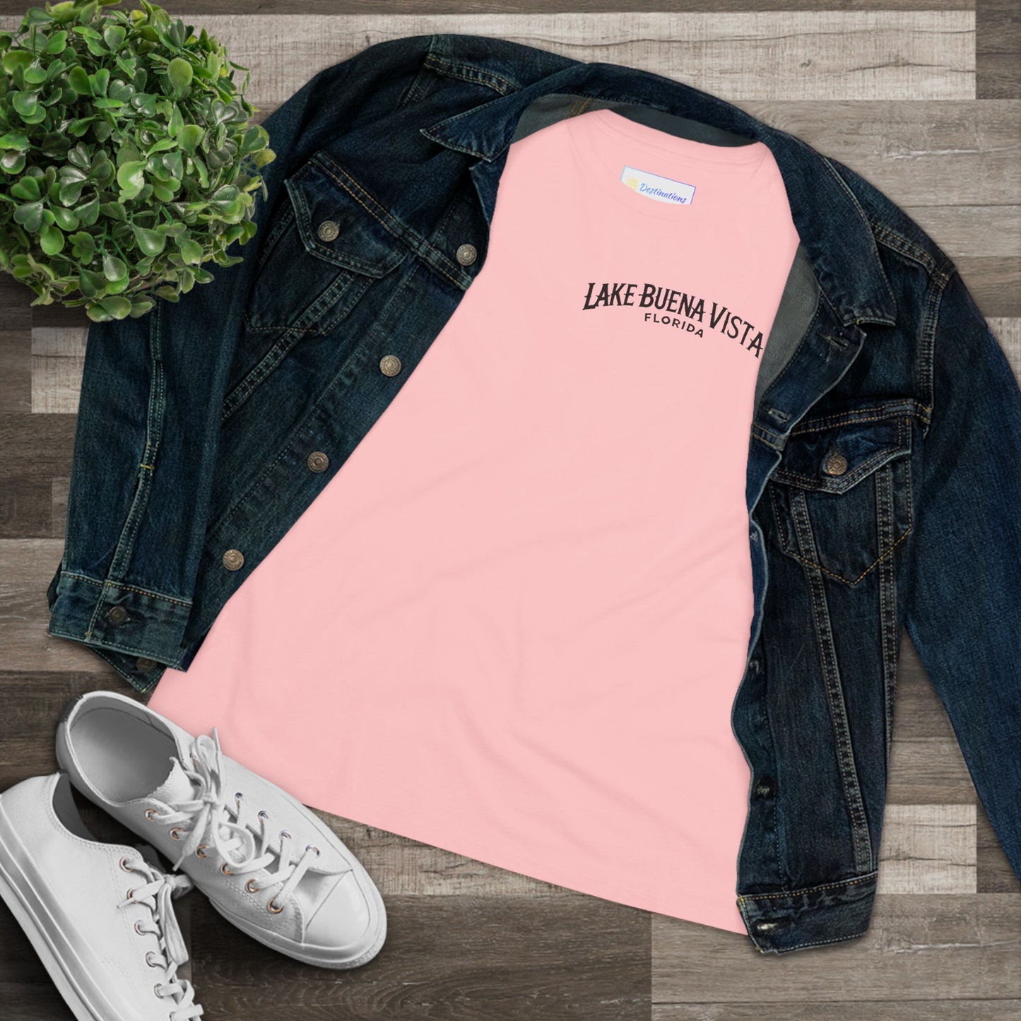 Adventurous Lake Buena Vista Women's Cotton Tee
