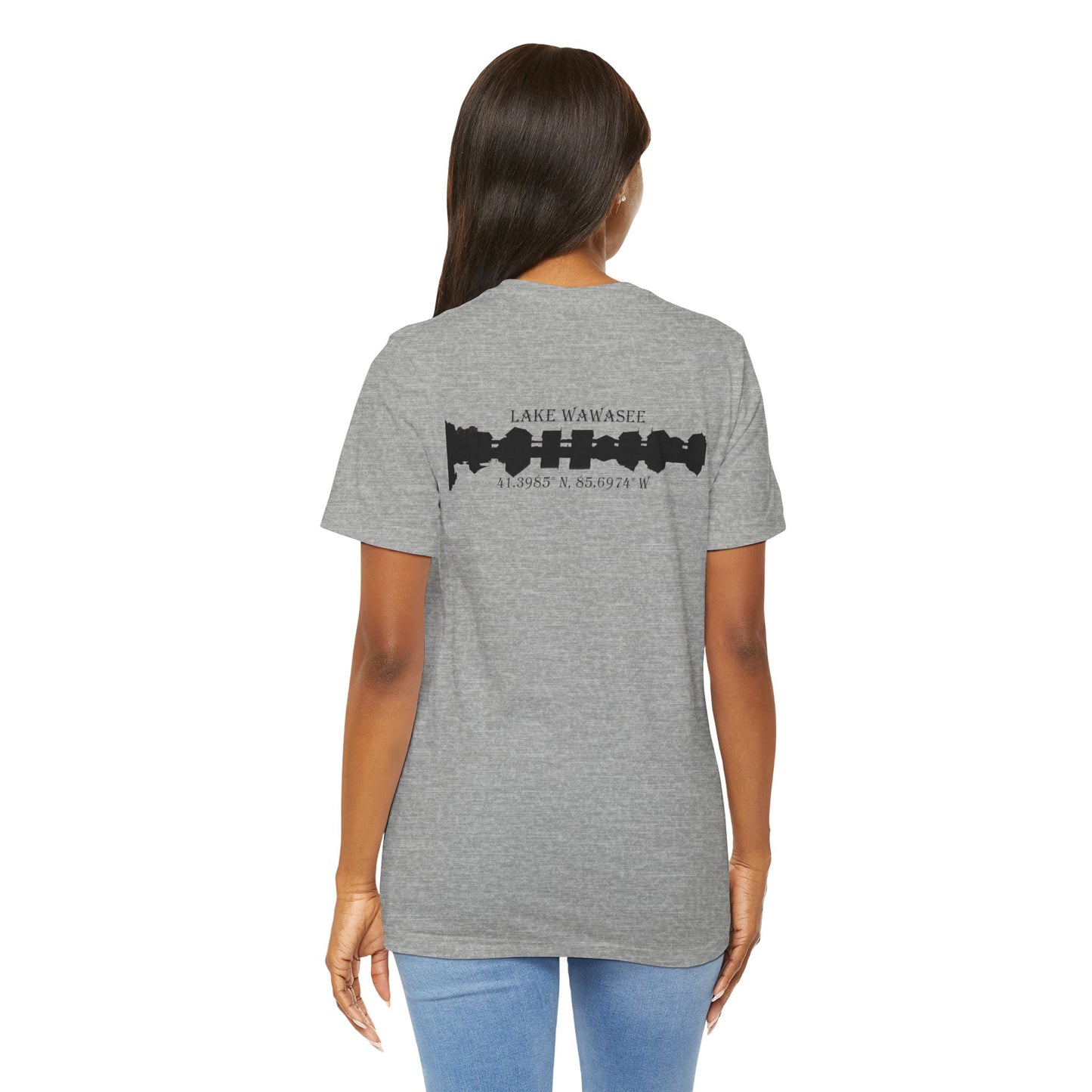 Latitudes Lake Wawasee Unisex Jersey Short Sleeve Tee