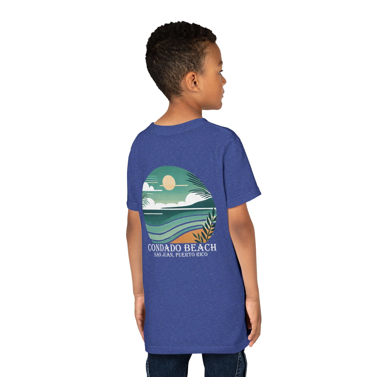 Coastal Vibes Condado Beach Unisex Youth Short Sleeve Tee