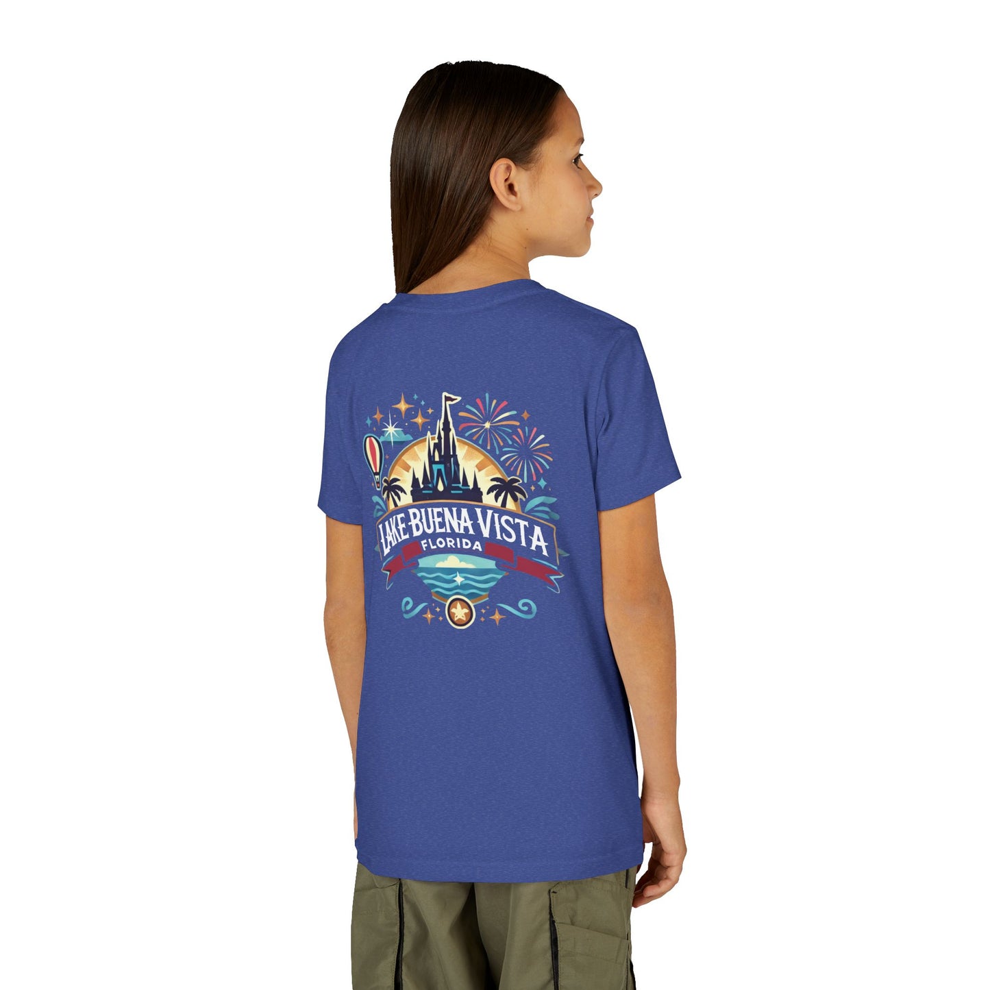 Adventurous Lake Buena Vista Unisex Youth Short Sleeve Tee