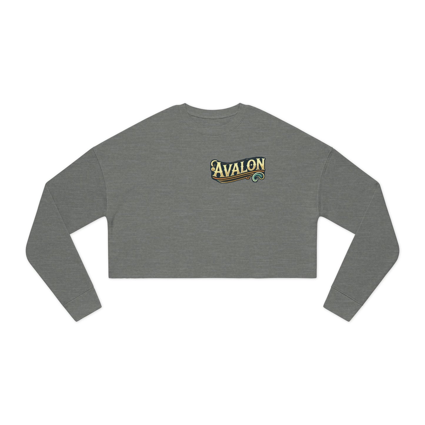Elegant Avalon Women's Cropped Sweatshirt