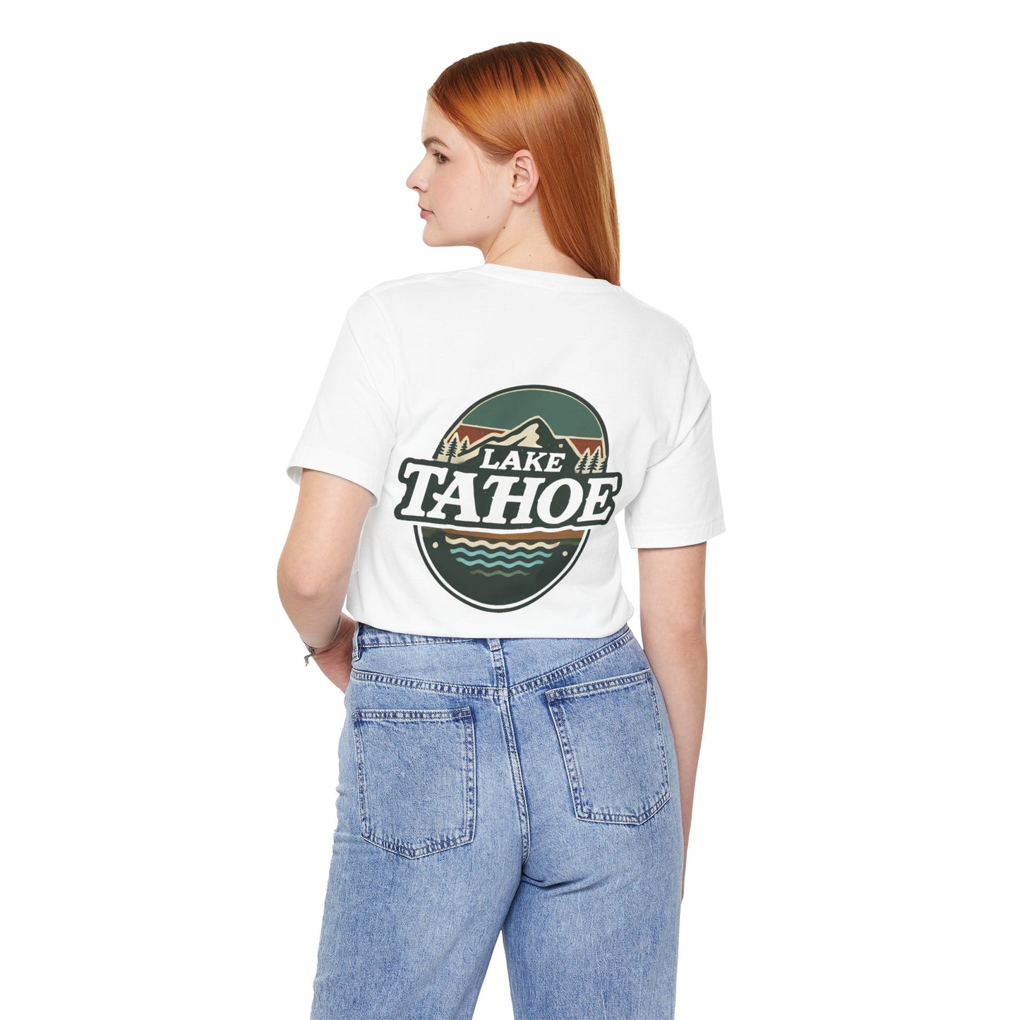 Vintage Lake Tahoe Unisex Jersey Short Sleeve Tee