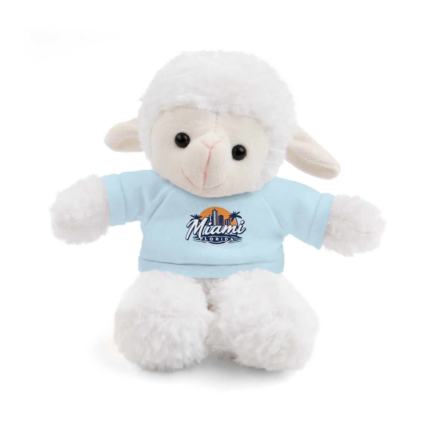 Retro Miami Stuffed Animals with Tee