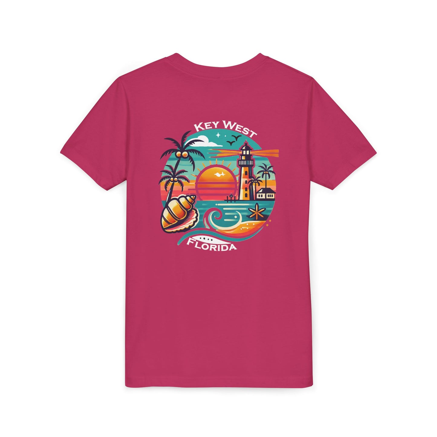 Vibrant Key West Youth Short Sleeve Tee