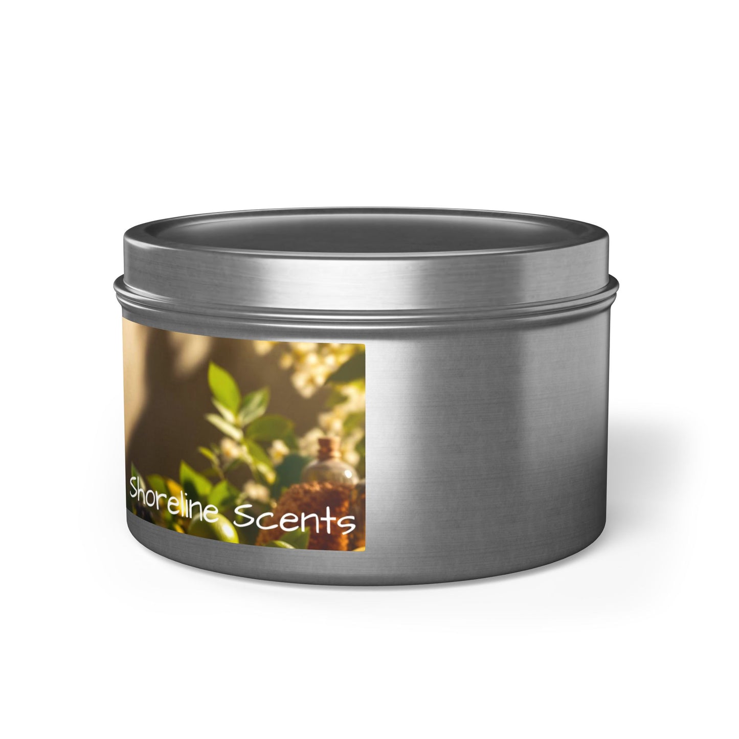 Spa Retreat Scented Rustic Tin Candle