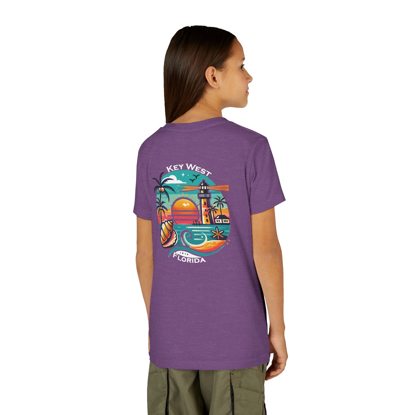 Vibrant Key West Youth Short Sleeve Tee
