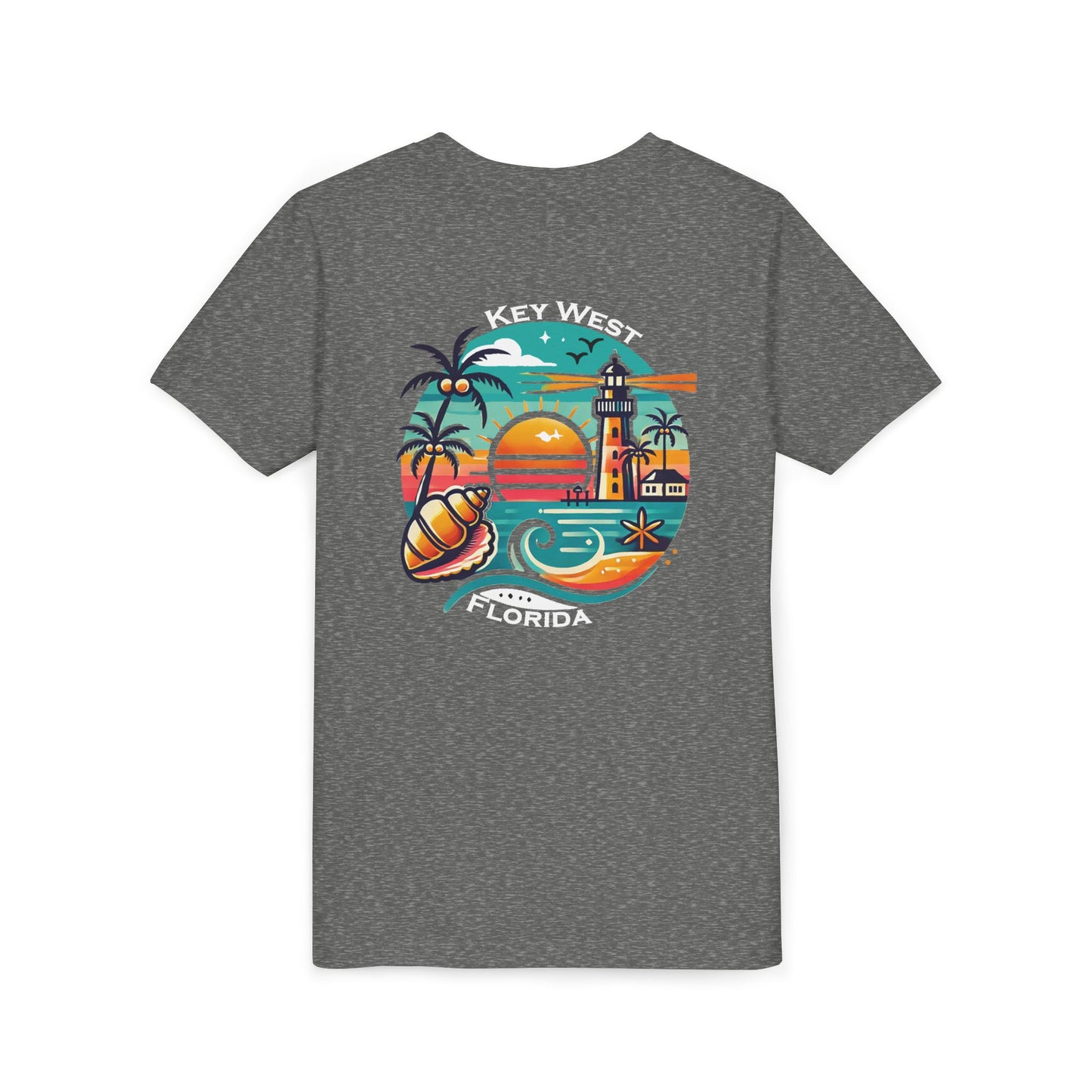 Vibrant Key West Youth Short Sleeve Tee