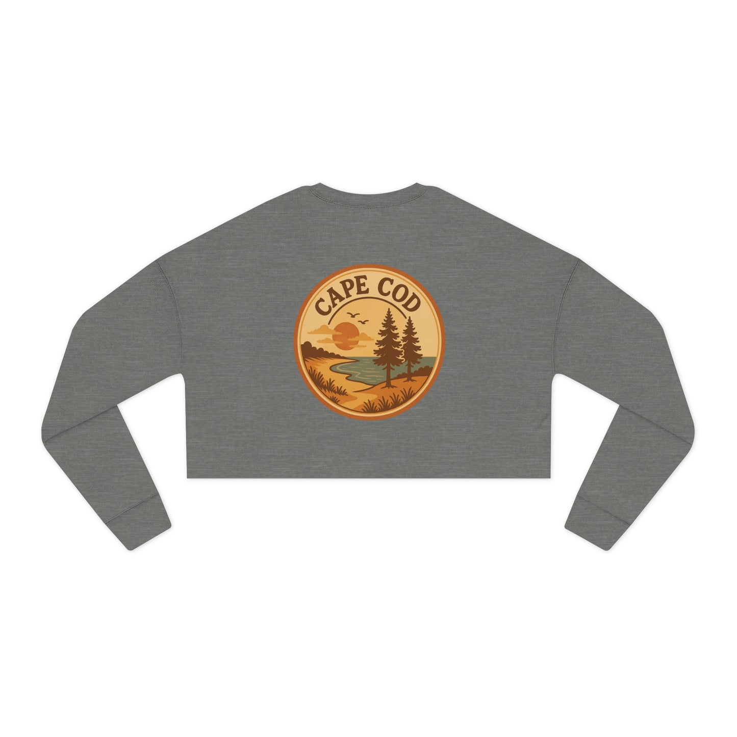 Rustic Cape Cod Women's Cropped Sweatshirt