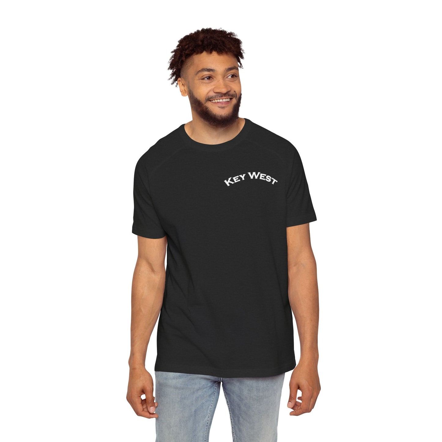 Vibrant Key West Men's Raglan T-Shirt