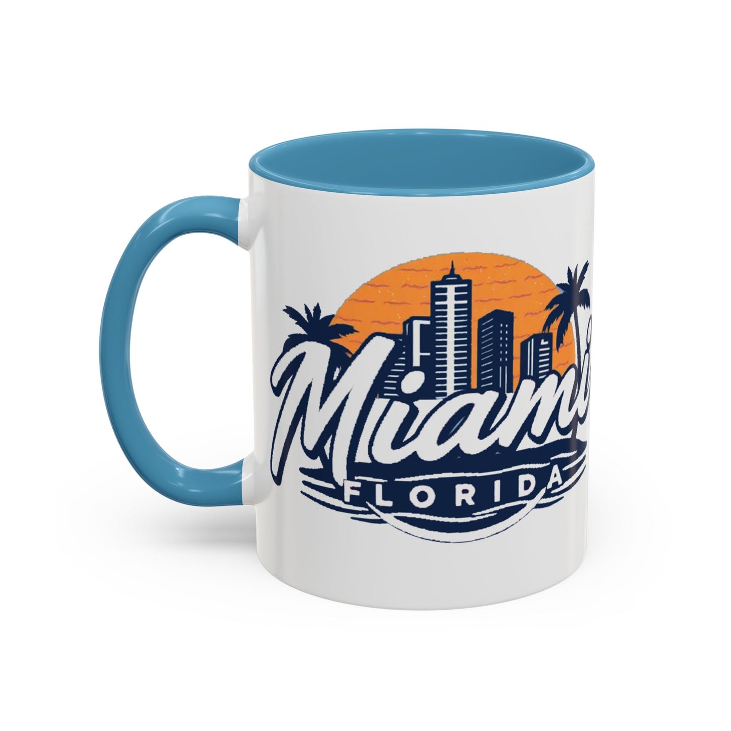 Retro Miami Accent Coffee Mug
