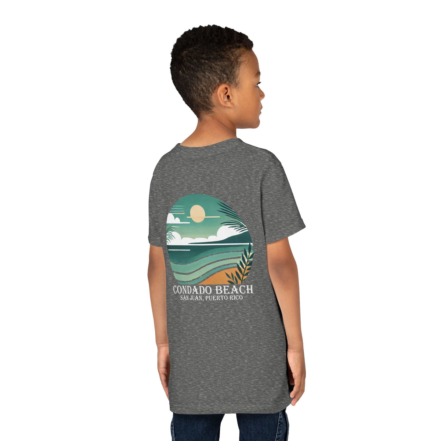 Coastal Vibes Condado Beach Unisex Youth Short Sleeve Tee