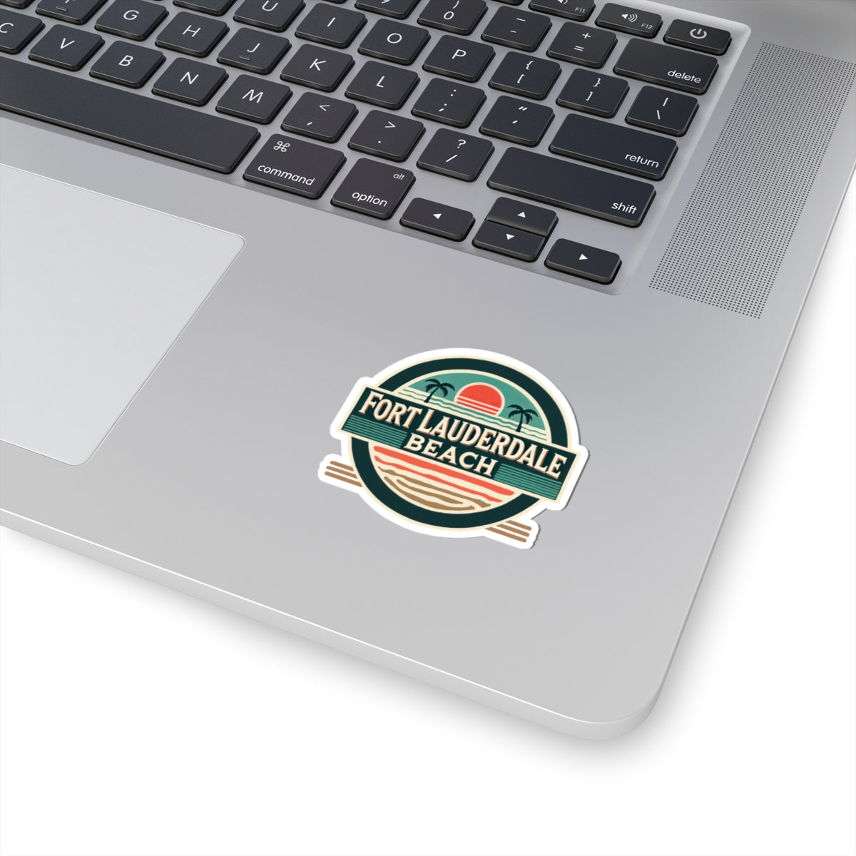 Vintage Fort Lauderdale Kiss-Cut Sticker