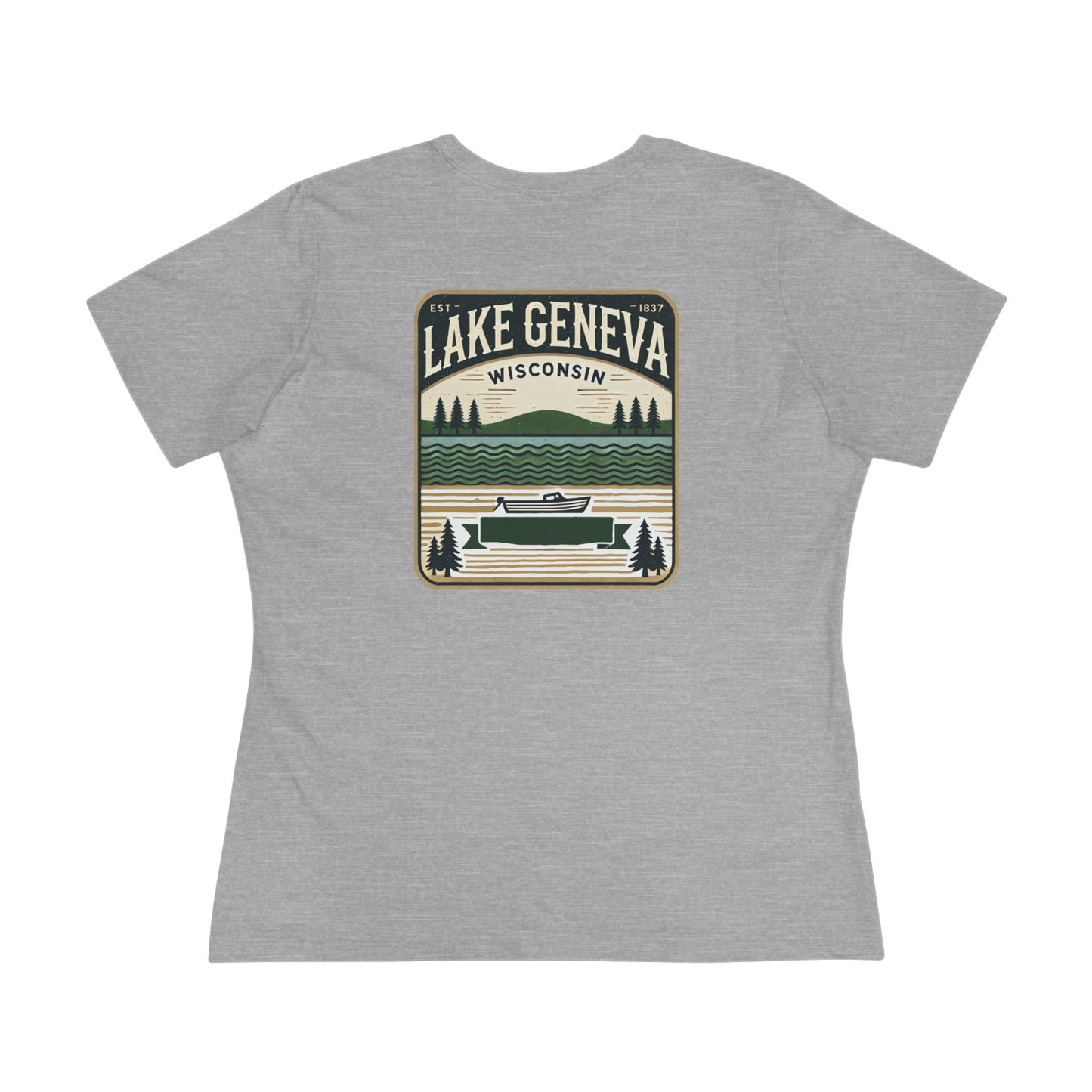 Vintage Lake Geneva Women's Cotton Tee