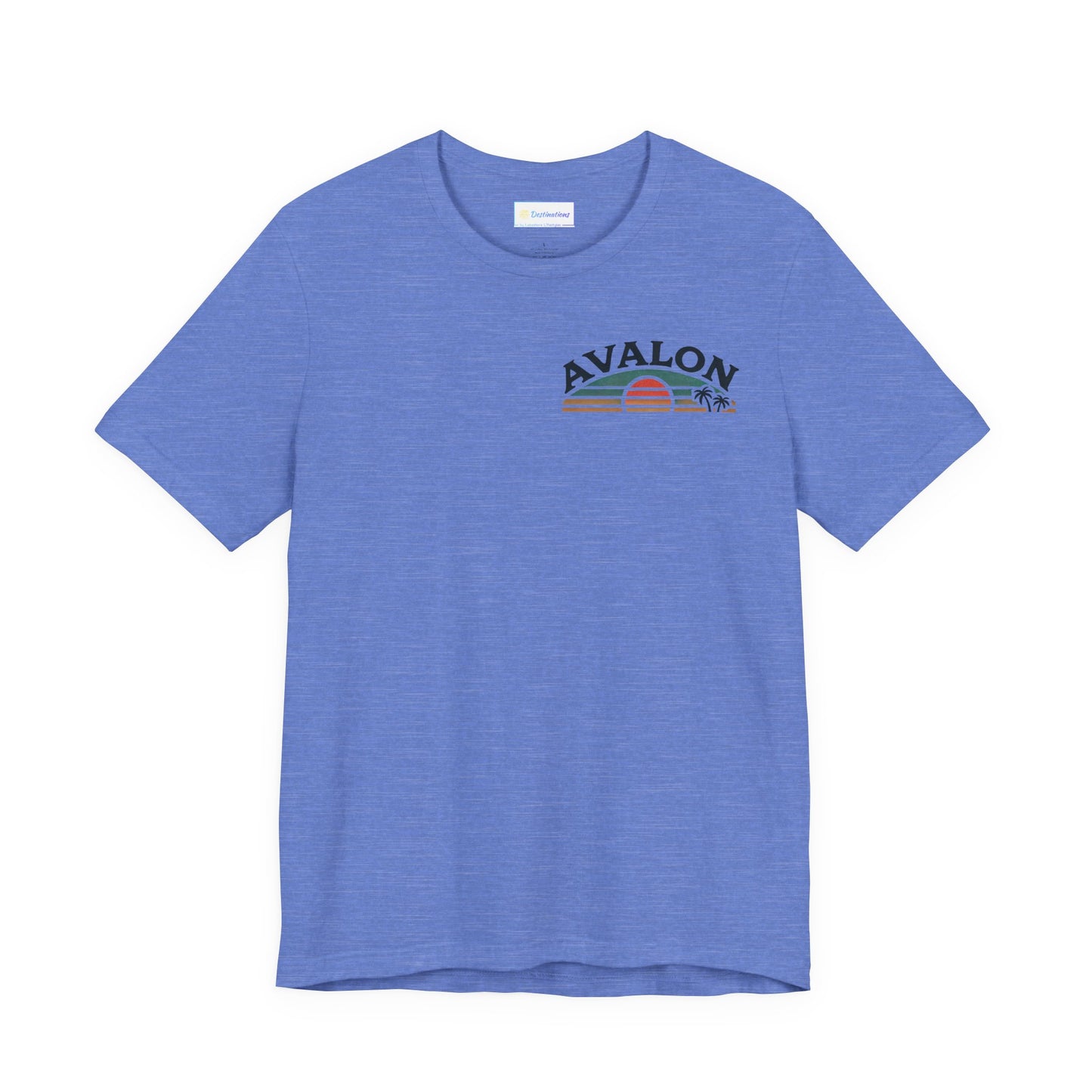 Retro Avalon Sunset Unisex Jersey Tee