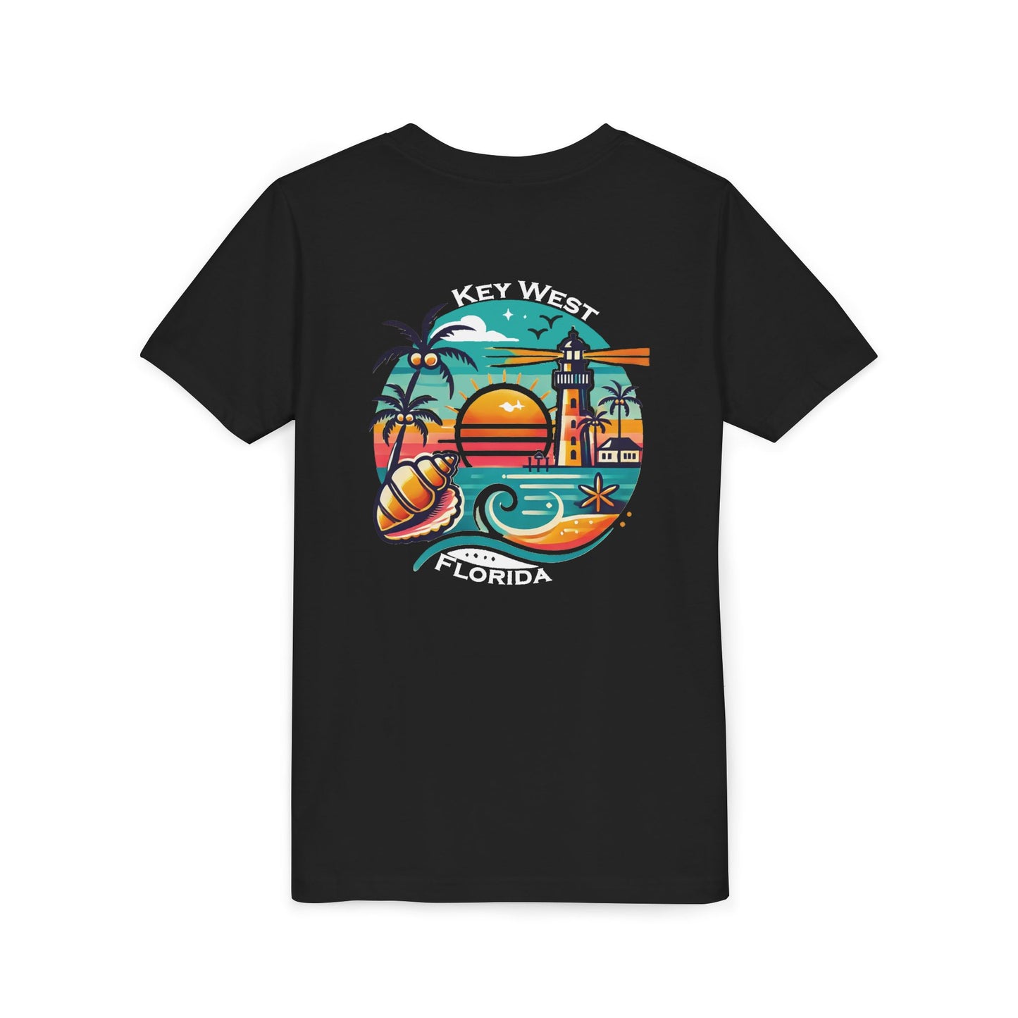 Vibrant Key West Youth Short Sleeve Tee