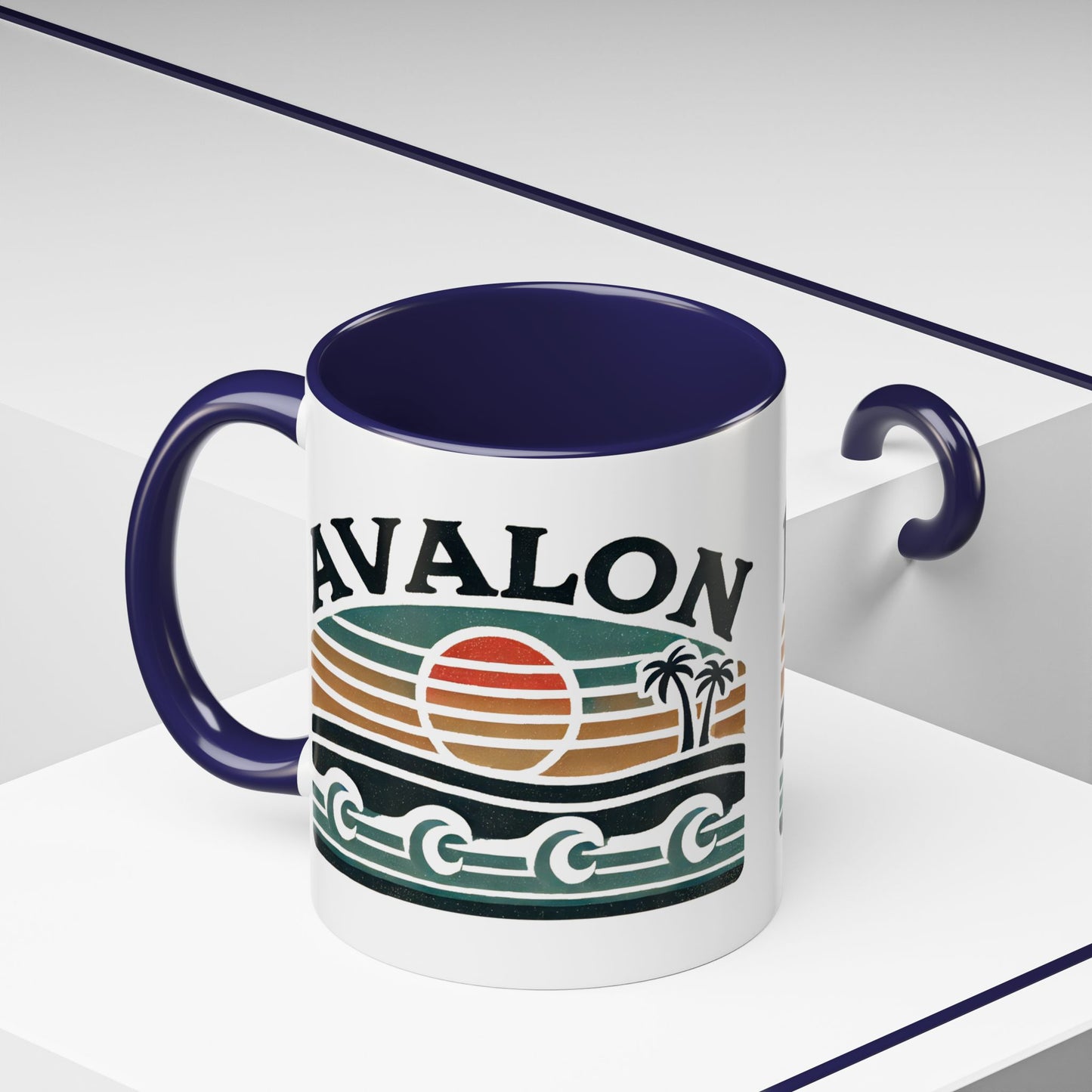 Retro Avalon Accent Coffee Mug