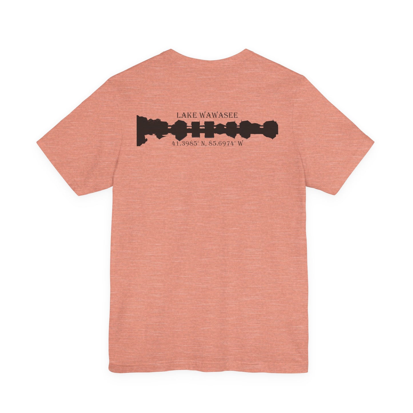 Latitudes Lake Wawasee Unisex Jersey Short Sleeve Tee
